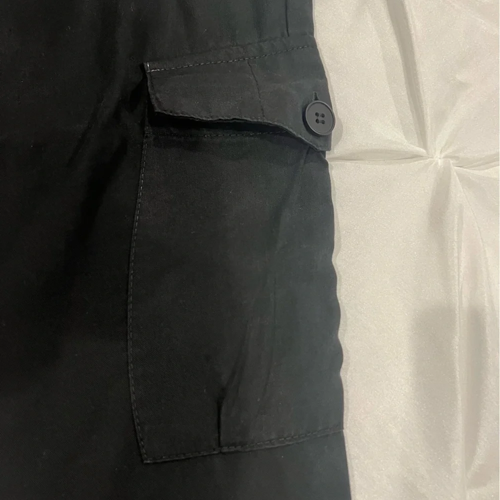 DRESS FORUM BLACK CARGO PANTS SIZE S - Picture 5 of 9